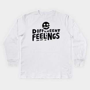 Many feelings Kids Long Sleeve T-Shirt